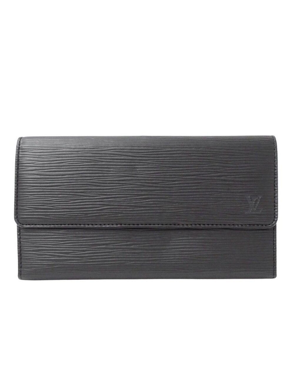 Louis Vuitton Wallet Epi Leather Porto Tresor International Noir Black Large